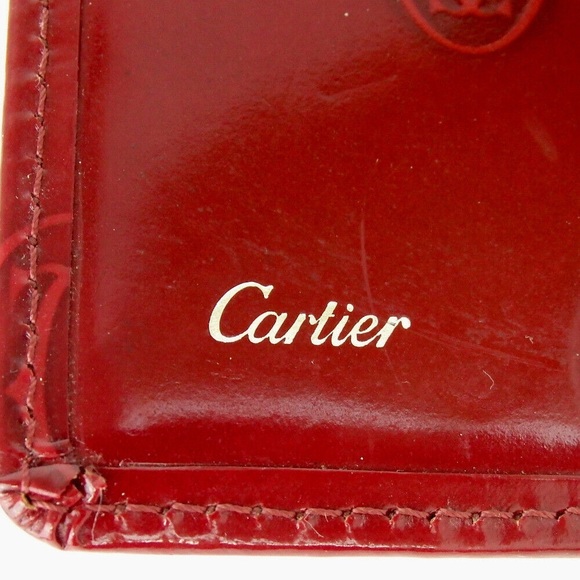 Authentic Cartier happy birthday 6 series key holder leather[Used] - Picture 8 of 12